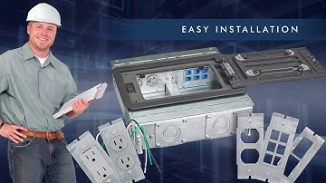 SystemOne Recessed Floor Boxes