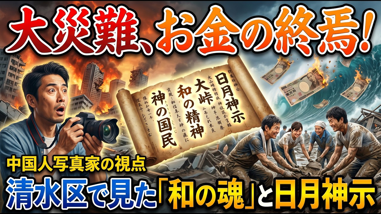 【大峠の自動仕分け】大災難の後に訪れるお金の終焉と、清水区の水害で証明された「和の魂」