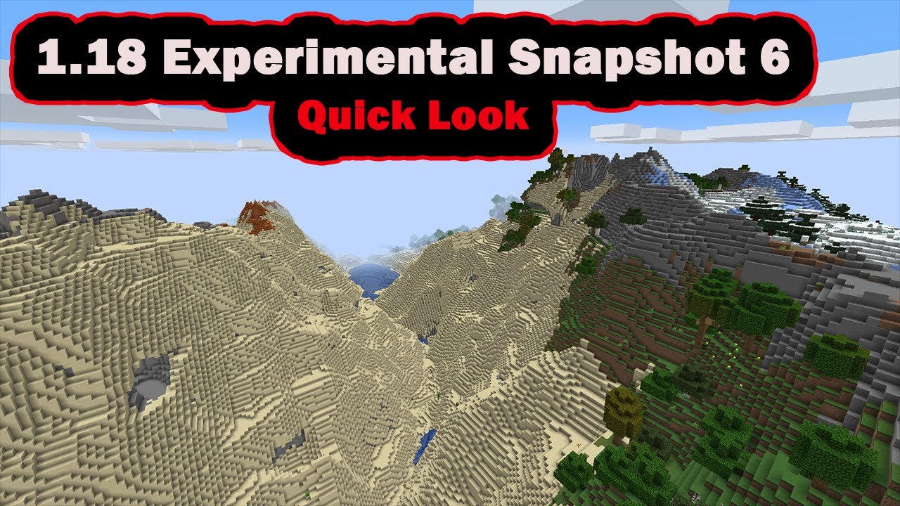 How to download Minecraft 1.18 Experimental Snapshot 2 with new mountain  biomes, cave generations and more