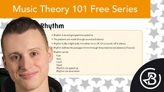 Music Theory 101: What Is Rhythm? Lesson 1 [R1 1]