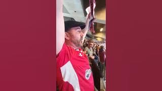 Lone Wales fan belts out anthem at Stade de France and French fans absolutely love it