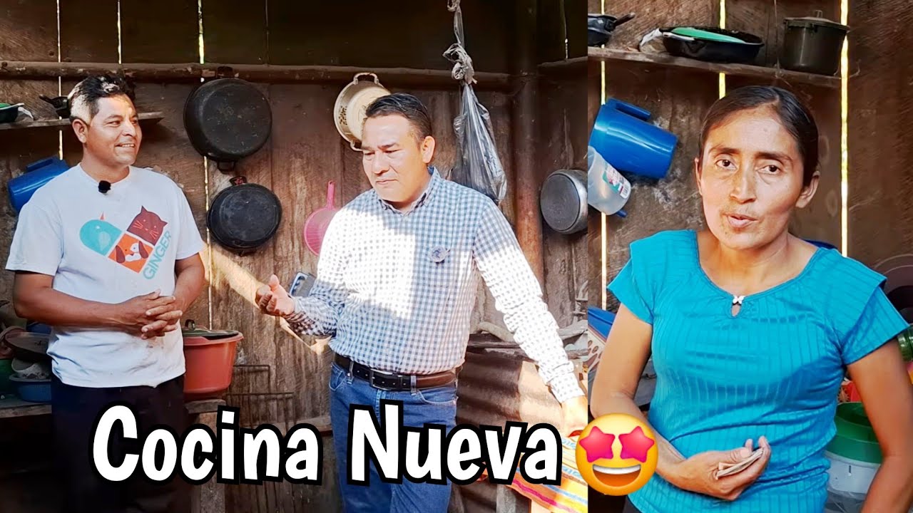 🎈🏡(UNA NUEVA COCINA) para su esposa‼️Véan la reacción de los dos al ver el dinero.