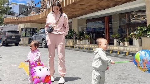 Những khoảnh khắc đáng yêu của Leon - Lisa cùng mẹ Hà Hồ | Hôtel Colline Đà Lạt