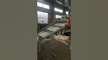 veneer peeling machine and veneer stacker