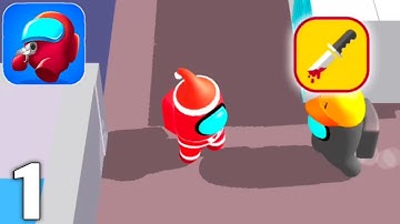 Red Imposter : Nightmare Christmas - Gameplay Walkthrough Part 1 (Android & iOS)