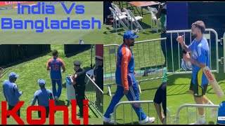 Virat Kohli Rohit Sharma At Nasau County New York India Vs Bangladesh Practice Match BBC Sports 0007