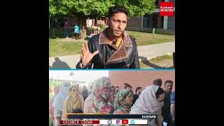People of Imam sahib Shopian left their homes early to cast their votes