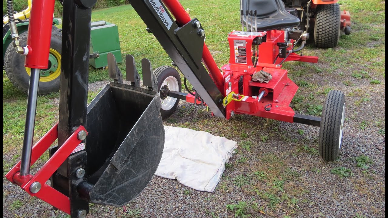 How I Lubricate My Harbor Freight #62365 Trencher - YouTube