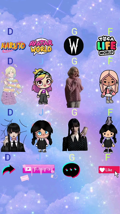 #avatarworld #wednesday #tocaboca #anime#ear #girls#pink#black#games #?#?#?#