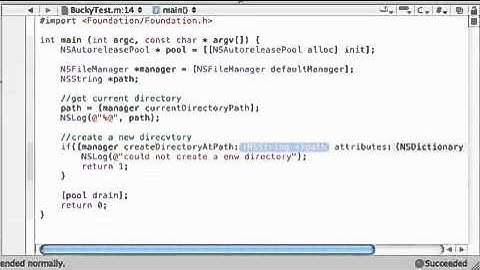 Objective C Programming Tutorial - 64 - Working with Directories