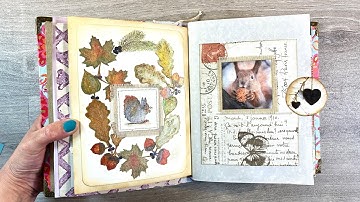 Use Your Scraps #20 - 8 More Easy Pages In My ‘Use Your Scraps’ Journal