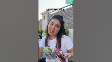 Nibbi On Holi😂- @thejagritikhuranashorts | #comedy