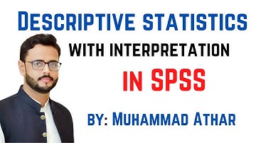 Descriptive Statistics With Interpretation In SPSS | Urdu/Hindi | Lec # 2