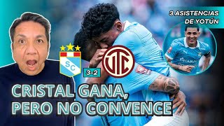 Cristal Ganó Por Efectividad 3-2 A Utc. Yotún Figura. El Análisis De Vicente Cisneros