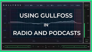 Using Gullfoss in Radio and Podcasts.