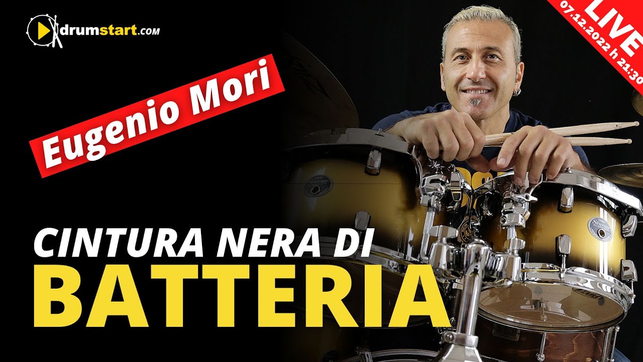 Cintura nera di BATTERIA - Live con Eugenio Mori - YouTube