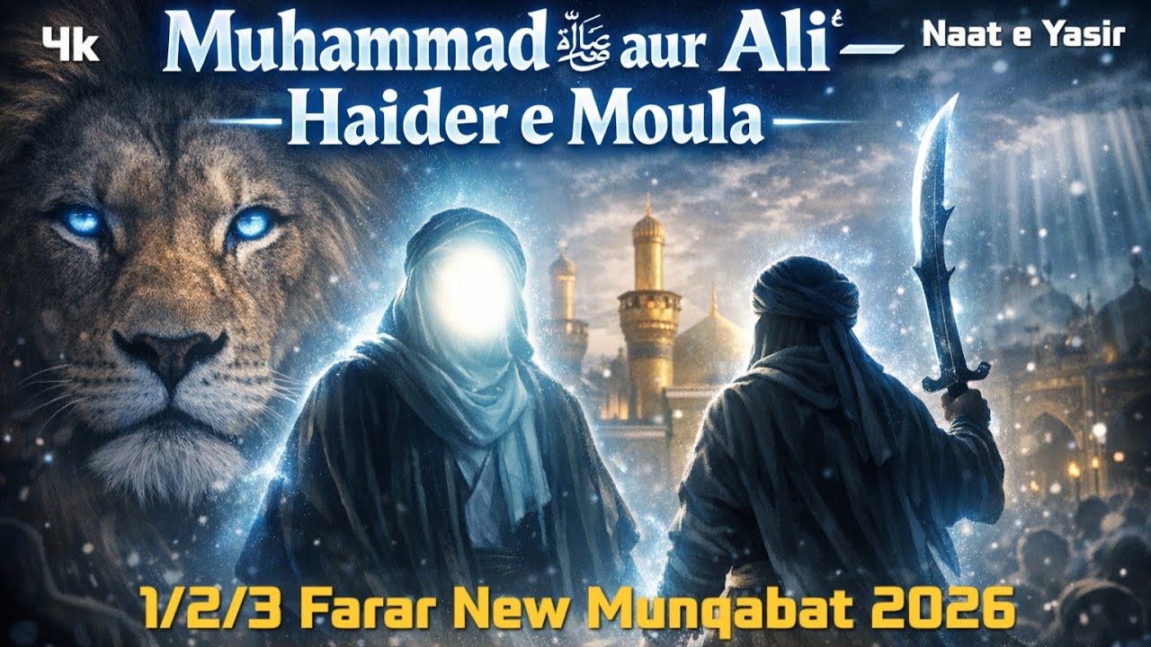 Muhammad ﷺ Aur Aliؑ | Haider e Moula | Powerful Islamic Munqabat 2026 | Heart Touching Manqabat