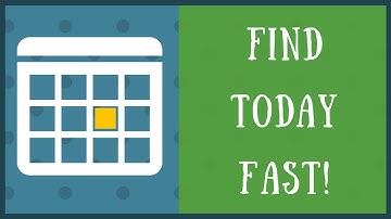 A quick way to find records on today