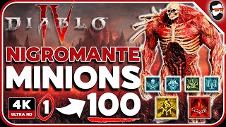 DIABLO 4 TEMPORADA 4 NIGROMANTE BUILD GOLEM INVENCIBLE | GUIA | MINIONS | ESQUELETOS | ESPAÑOL