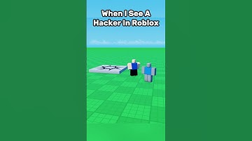 When I See A Hacker 🤣 [ #shorts #roblox #animation #robloxanimaion #funny ]