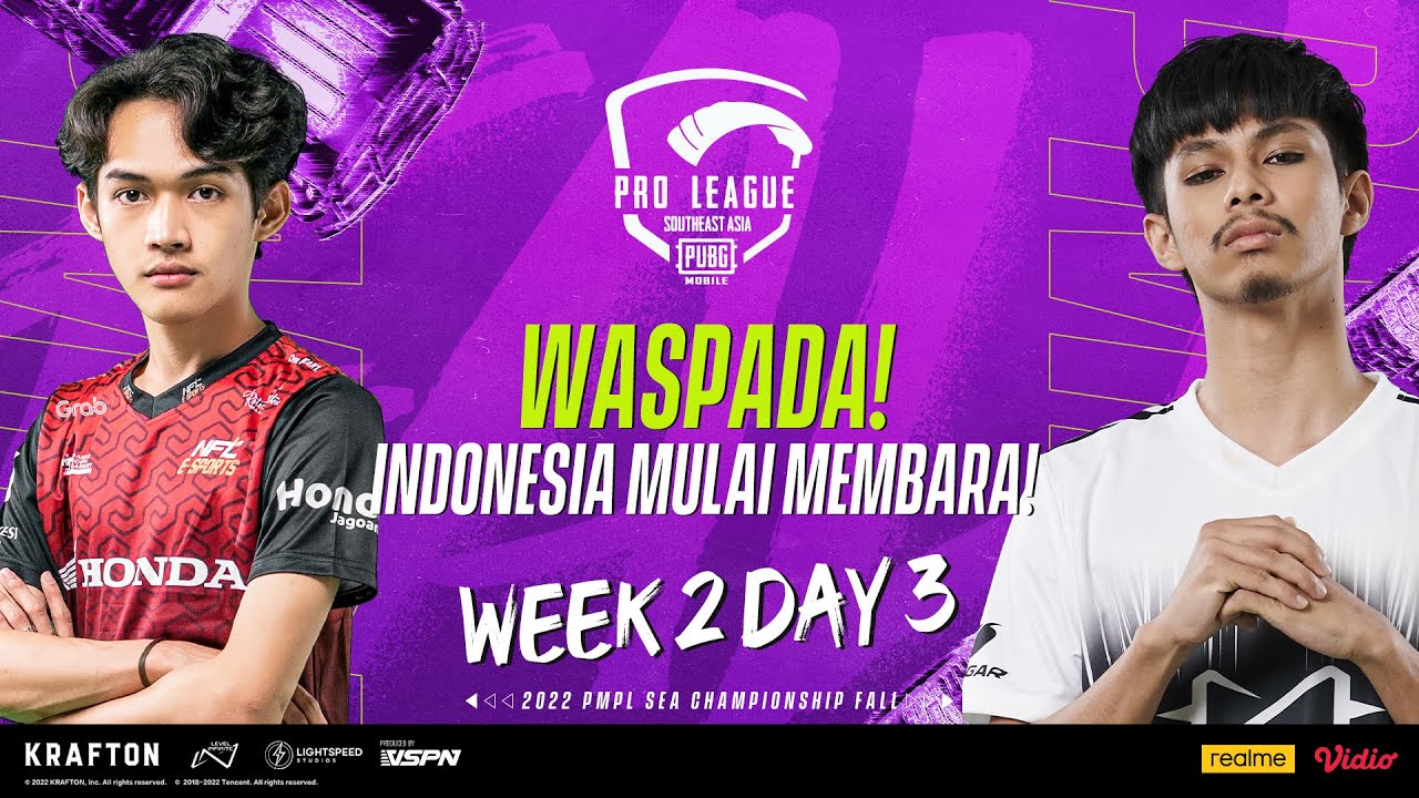 [ID] 2022 PMPL South East Asia Championship W2D3 | Fall | WASPADA! INDONESIA MULAI MEMBARA!