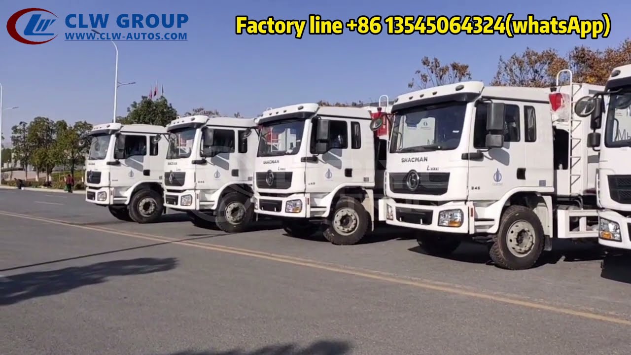 Shacman L3000 16CBM  Rear Loader Garbage Truck Delivery from CLW Group