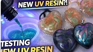 👾MARBLED PENDANTS 😘 TESTING BOND CRAFTOR NEW UV RESIN! #RESINART #TUTORIAL I