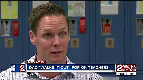 Green Country Dad's unique video on teacher walkout gets more than 48K views