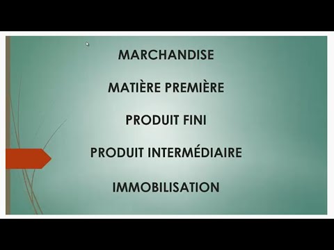 Vidéo: Différence Entre Les Marchandises Et Les Produits