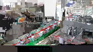 video of empty cans palletizer from coco