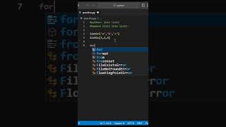 Append List2 into LIst1 #python #pythonprogramming #coding #code #programming #pythoncoding