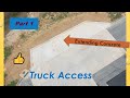 Extending concrete for truck access - Commercial Building 1 of 4