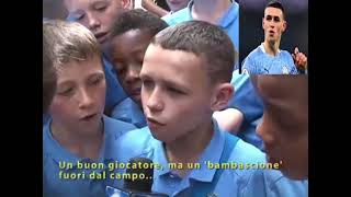 10 Year Old Phil Foden Giving His Thoughts On Mario Balotelli #Shorts