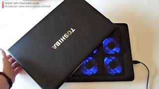 puntada difícil parásito Base de Refrigeración para el Portátil 6 Ventiladores 2 USB Puertos Elepawl  |UnBoxing Review Español - YouTube