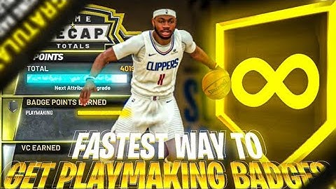 NBA 2K21 FASTEST METHOD FOR PLAYMAKING BADGES! GET ALL PLAYMAKING BADGES MAX IN ONE DAY (NO GLITCH)