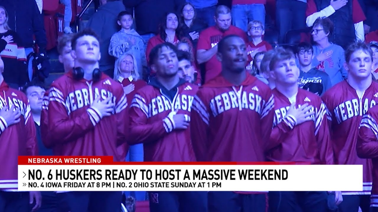 Nebraska Wrestling Ready to Host Iowa and Ohio State at Devaney Center This Weekend