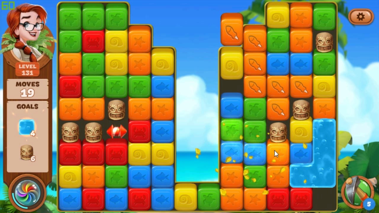 Lost Island Blast Adventure level 131