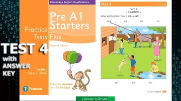 Starters PLUS 5 Practice Tests - Listening Test 4 | Lớp Học Thầy Mol