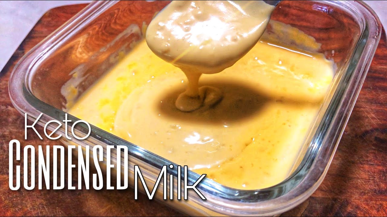 KETO CONDENSED MILK Low Carb Condensed Cream LCIF Keto Recipe 86