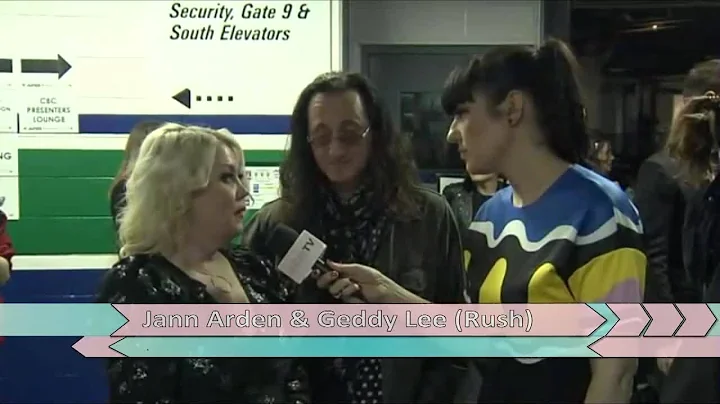 Jann Arden and Geddy Lee Backstage at the 2018 JUN...