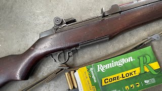 M1 Garand Shooting Commercial AmmoSafely!