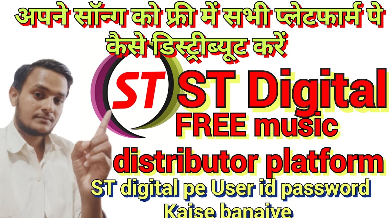 ST Digital Free music distributor platform - How to complete ST Digital music all social work