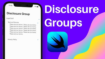 SwiftUI: Disclosure Group (2021, Xcode 12, Swift) - iOS Development