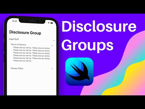 SwiftUI: Disclosure Group (2021, Xcode 12, Swift) - iOS Development