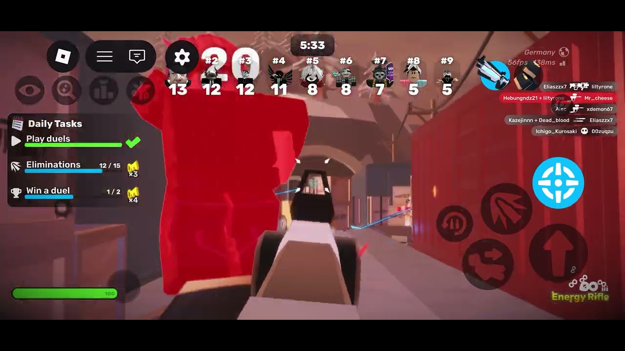 I am just playing gun game in rivals - YouTube