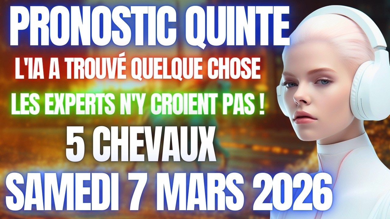 L'IA Révèle les 5 Chevaux GAGNANTS du Quinté Auteuil | Algo vs Humain