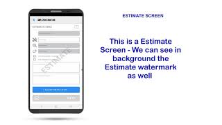 How To create Estimate in voltas Mobile app . screenshot 3