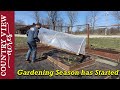 Planting this years first plants and seeds in the garden.  Cool Season plants and Vegetables.