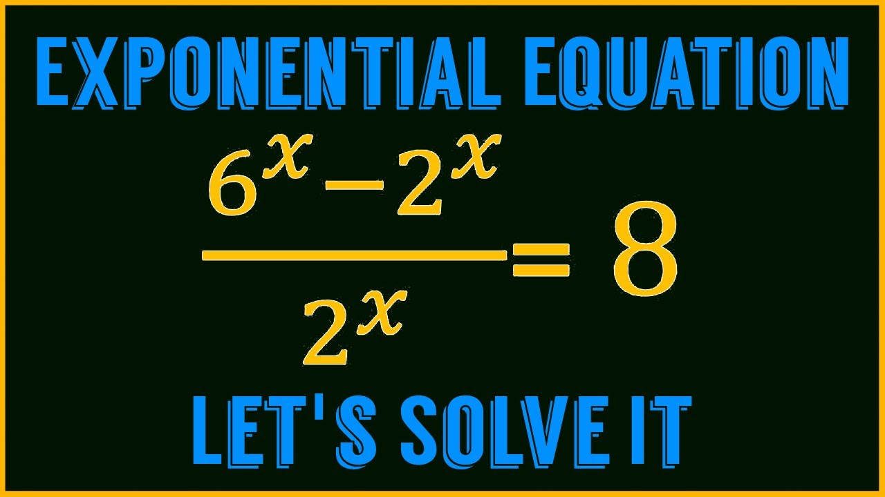 How to Solve Exponential Equation - YouTube