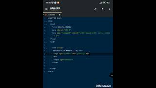 html input type number field #coding #shorts